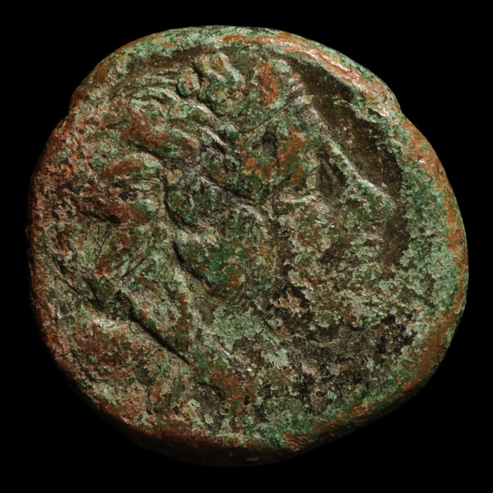 Pontus, City of Amisos, Bronze Unit, Dionysus (God of Wine) - c. 88 to 65 BCE - Greek World