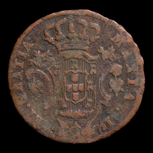 Portugal, Queen Maria I, AE 5 Réis - 1799 CE - Portugal