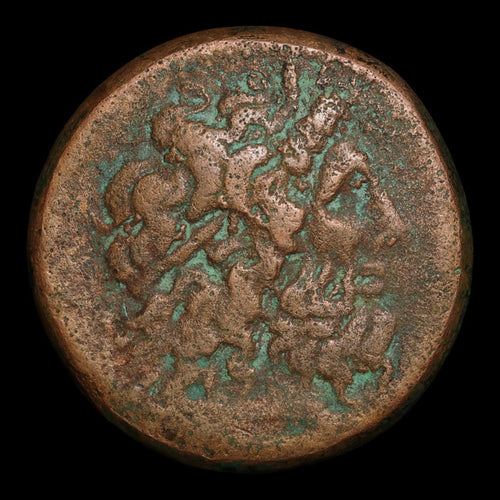Ptolemaic Kingdom of Egypt, Ptolemy IV Philopator, AE Drachm, Zeus Ammon & Eagle - 222 to 205 BCE - Ancient Egypt