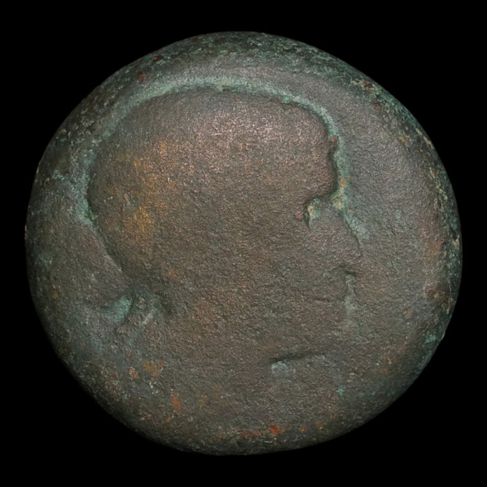 Ptolemaic Kingdom of Egypt, Queen Cleopatra VII, AE Diobol - 51 to 30 BCE - Ancient Egypt