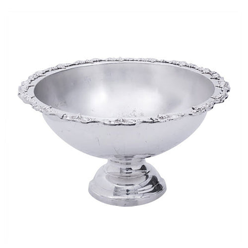 Punch Bowl - 3 gal Silver Ornate