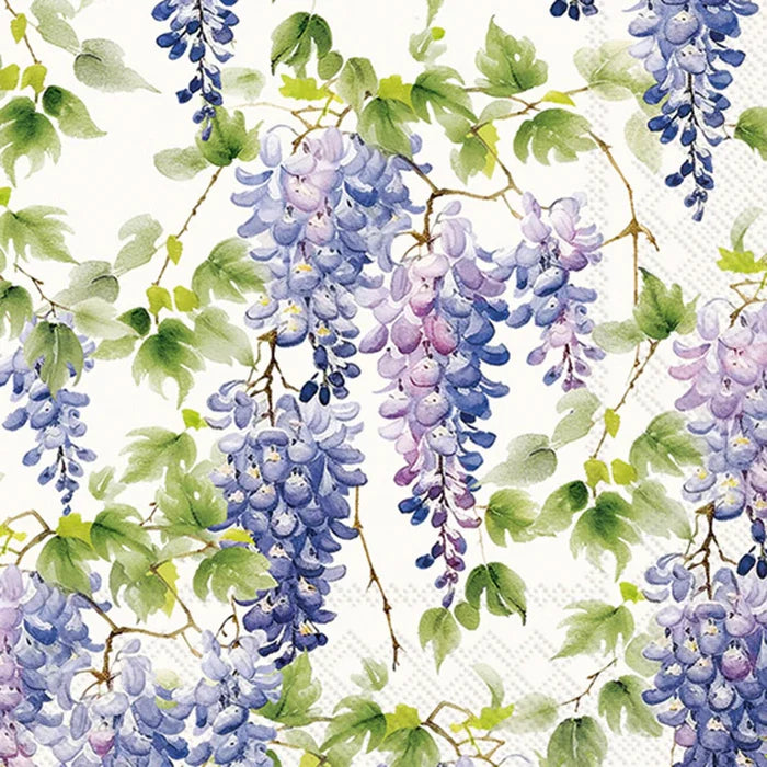 Purple Wisteria Cocktail Napkins