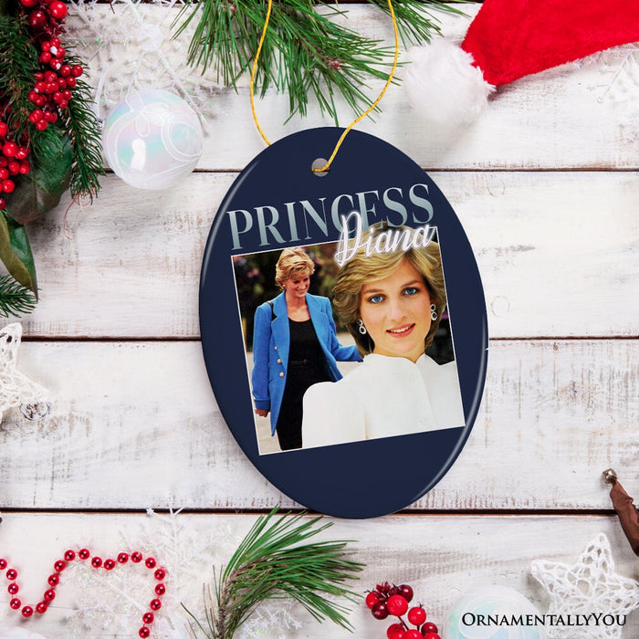 Regal Princess Diana Ornament, Elegant Gift and Decor for Royal Admirers Ceramic Ornament OrnamentallyYou