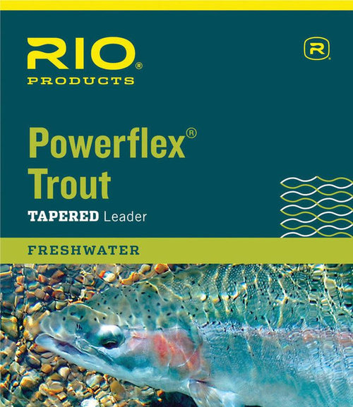 Rio Powerflex Trout Tapered Leader 9ft