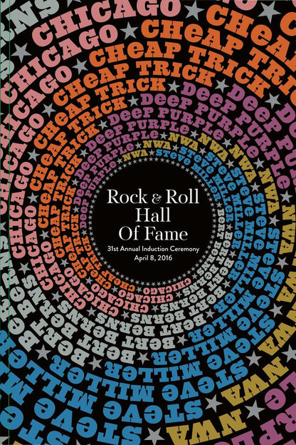 ROCK HALL 2016 - INDUCTION PROGRAM