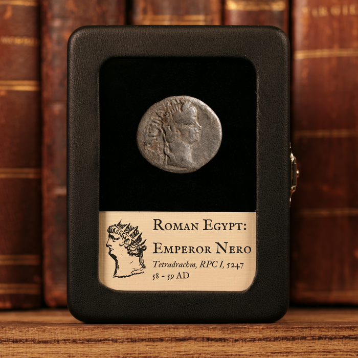 Roman Egypt, Emperor Nero, BI Tetradrachm, Homonia Reverse - 58 to 59 CE - Roman Provinces