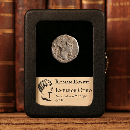 Roman Egypt, Emperor Otho (Rare Ruler), BI Tetradrachm, Roma (Goddess of Rome) - 69 CE - Roman Provinces
