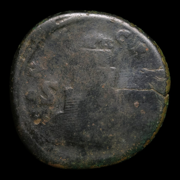 Rome, "Divus Antoninus Pius" (Under Marcus Aurelius), AE Sestertius, Funeral Pyre - 161 CE - Roman Empire