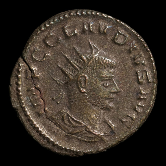 Rome, Emperor Claudius II Gothicus, AR Antoninianus, Hercules (Greek Hero) - 268 to 270 CE - Roman Empire