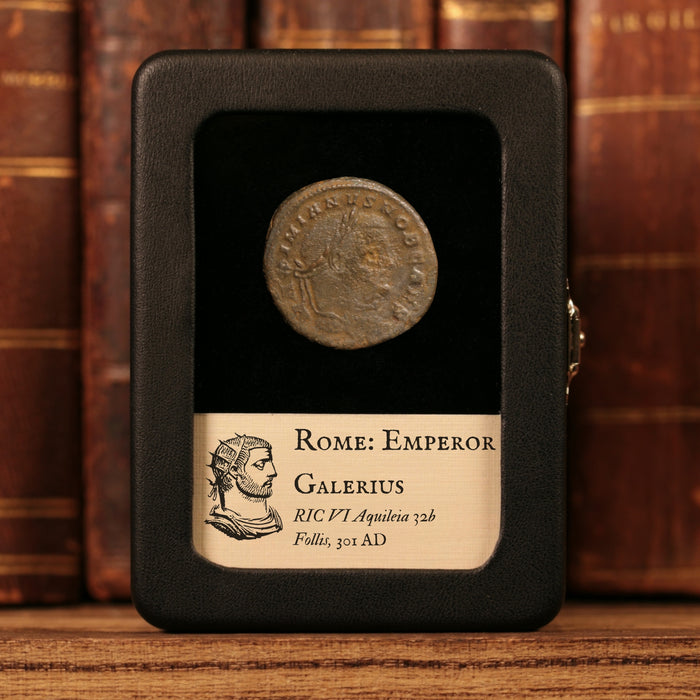 Rome, Emperor Galerius, AE Unit, Moneta (Goddess of Money) - 301 CE - Roman Empire