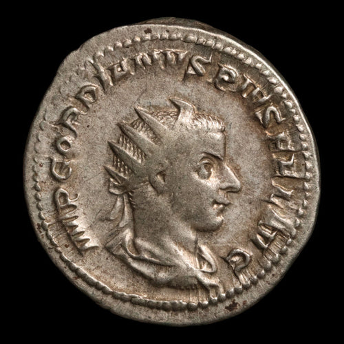 Rome, Emperor Gordian III, AR Antoninianus, Sol (Sun God) - 241 to 243 CE - Roman Empire