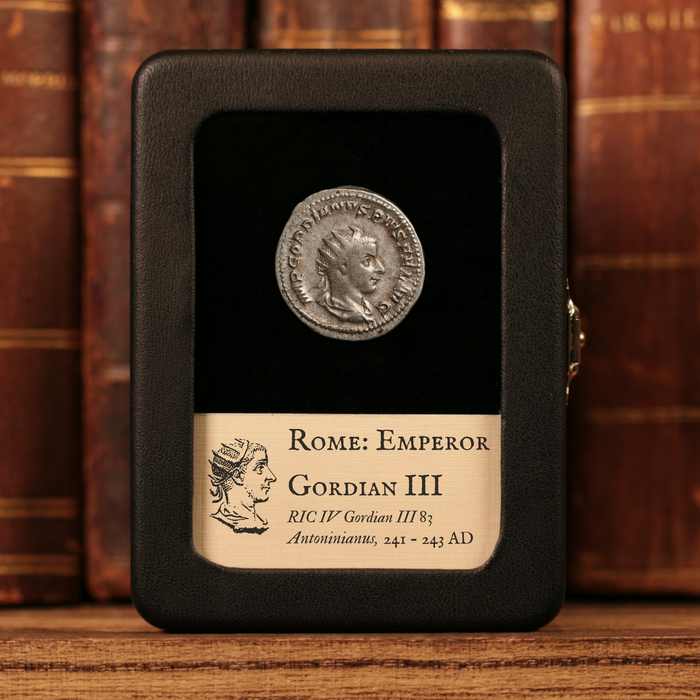 Rome, Emperor Gordian III, AR Antoninianus, Sol (Sun God) - 241 to 243 CE - Roman Empire