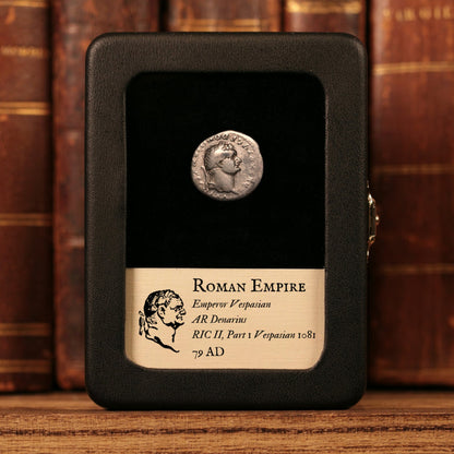 Rome, Emperor Vespasian, AR Denarius - 79 CE - Roman Empire
