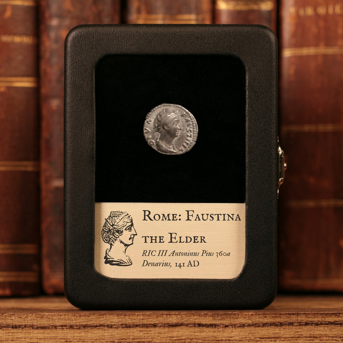 Rome, Empress Faustina I, AR Denarius, Ceres (Agriculture & Motherhood) - 141 CE - Roman Empire