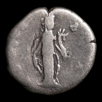 Rome, Empress Faustina II, AR Denarius, Concordia (Goddess of Agreement) - 145 to 161 CE - Roman Empire