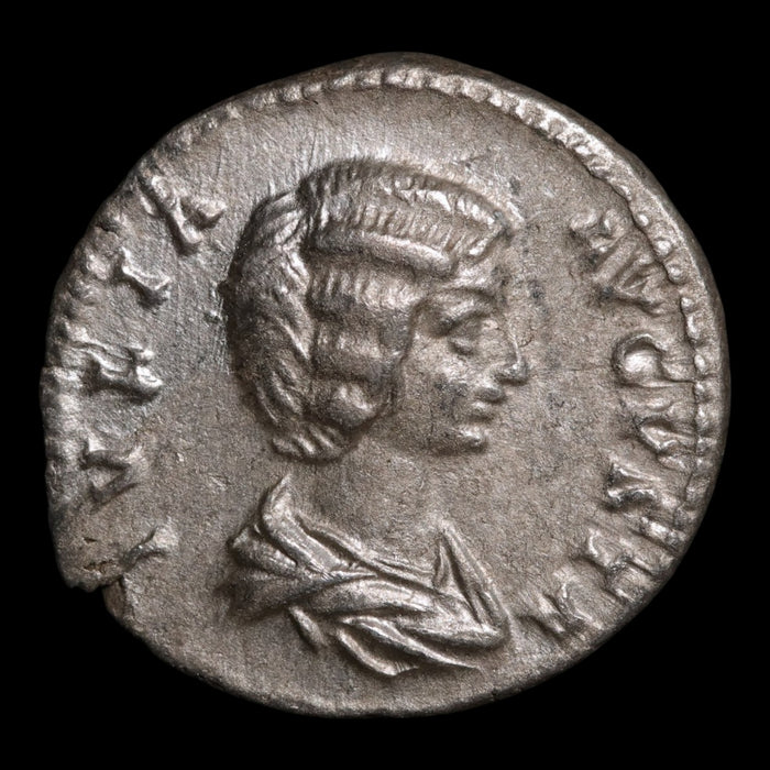 Rome, Empress Julia Domna, AR Denarius, Isis (Major Egyptian Goddess) - 196 to 211 CE - Roman Empire