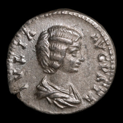 Rome, Empress Julia Domna, AR Denarius, Isis (Major Egyptian Goddess) - 196 to 211 CE - Roman Empire