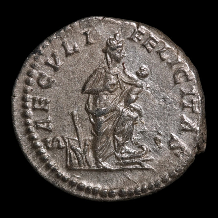 Rome, Empress Julia Domna, AR Denarius, Isis (Major Egyptian Goddess) - 196 to 211 CE - Roman Empire
