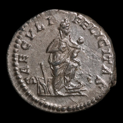 Rome, Empress Julia Domna, AR Denarius, Isis (Major Egyptian Goddess) - 196 to 211 CE - Roman Empire