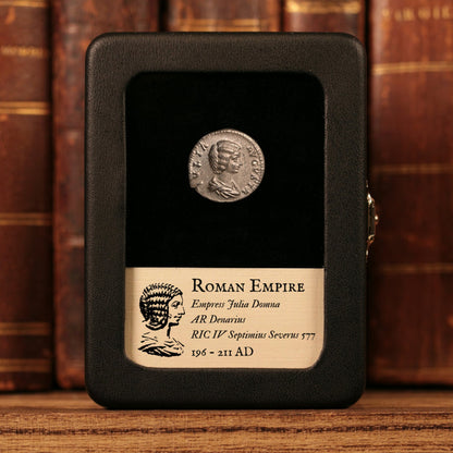 Rome, Empress Julia Domna, AR Denarius, Isis (Major Egyptian Goddess) - 196 to 211 CE - Roman Empire
