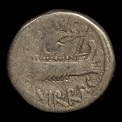 Rome, Silver Denarius, Mark Antony - 32 – 31 BCE - Roman Republic