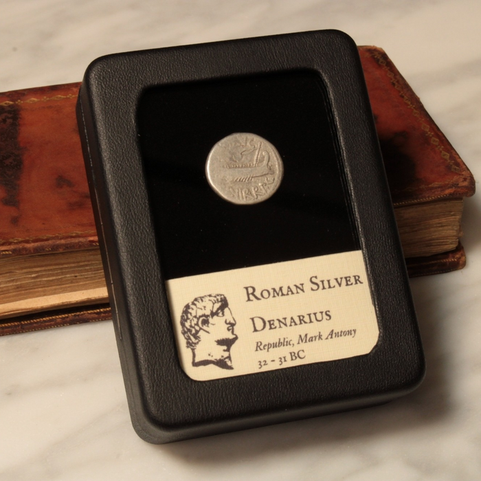 Rome, Silver Denarius, Mark Antony - 32 – 31 BCE - Roman Republic