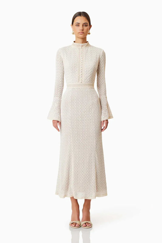 Bella Midi Dress - Ivory