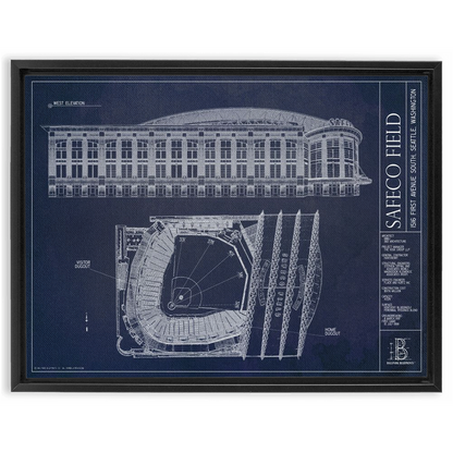 Framed Canvas - Large - Black