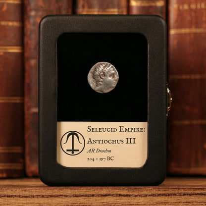 Seleucid Empire, King Antiochus III, AR Drachm, Apollo (Major Greek God) - 204 to 197 BCE - Greek World