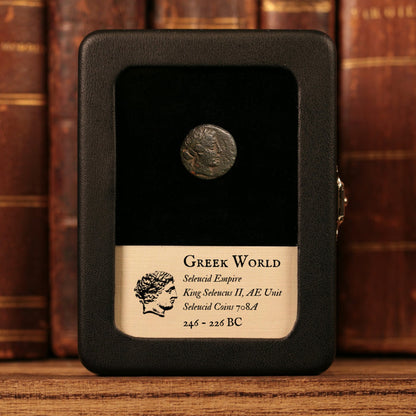 Seleucid Empire, King Seleucus II, AE Unit, Apollo (Major Greek God) - 246 to 226 BCE - Greek World