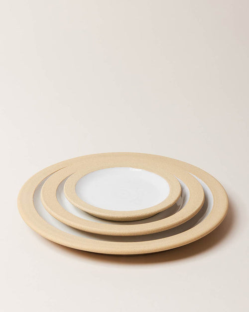 Silo Stoneware Dinnerware Plates — Silo plate sizes shown together; Farmhouse Pottery