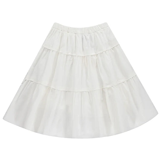 skirt three layer - white