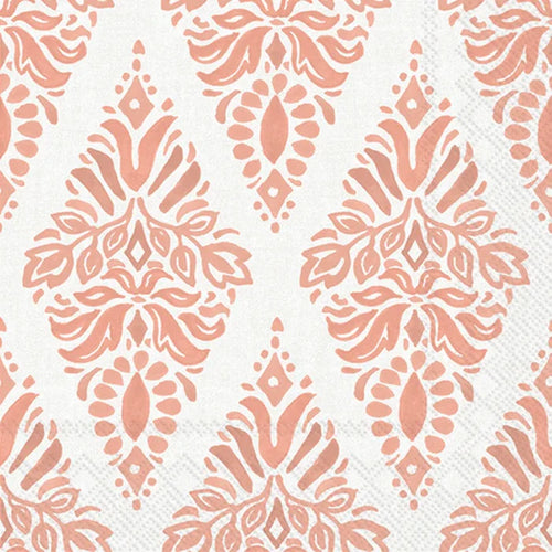 Soft Petals Peach Cocktail Napkins