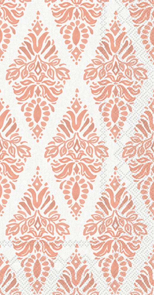 Soft Petals Peach Guest Towels