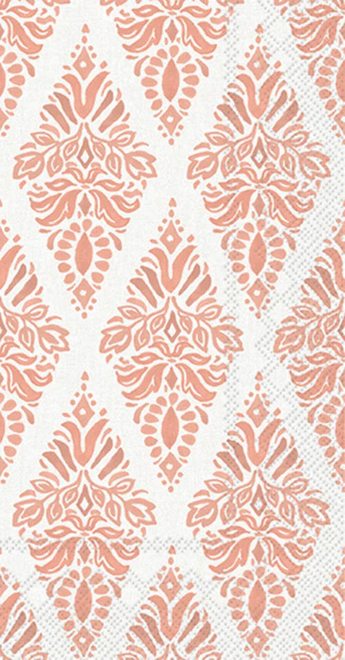Soft Petals Peach Guest Towels
