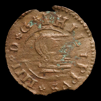 Spain, King Philip IV, Copper 16 Maravedis - 1663 - Spanish Empire