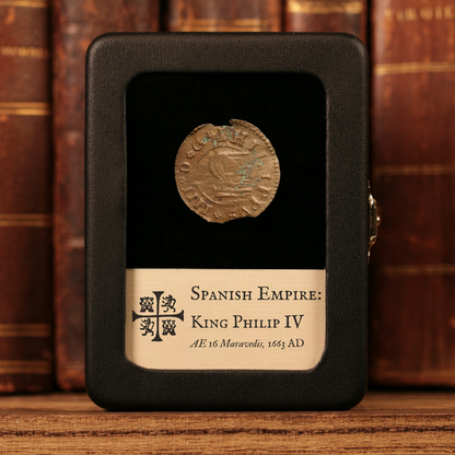 Spain, King Philip IV, Copper 16 Maravedis - 1663 - Spanish Empire