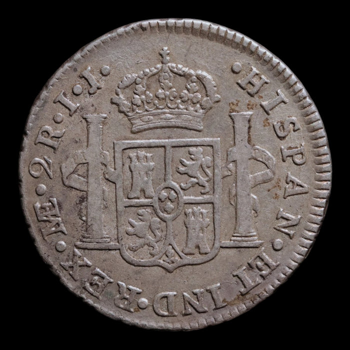 Spanish Empire, Peru, King Charles IV, 2 Reales - 1794 CE - Spanish Empire