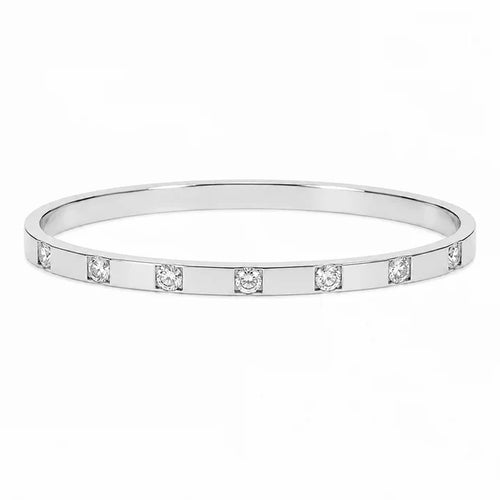 St. Barth's Silver Celestial Bangle