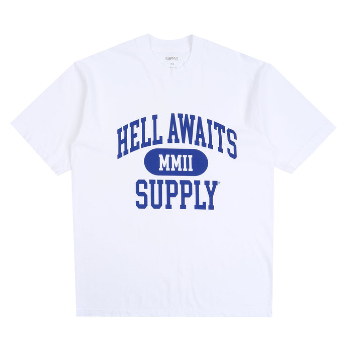SUPPLY College SS T-Shirt - White