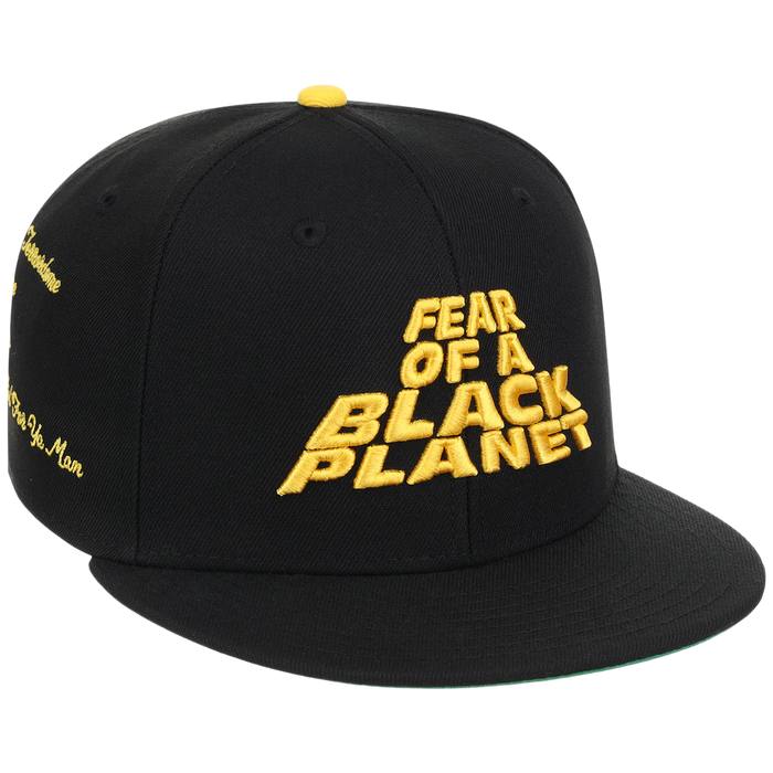 The "Rebel Radio" Public Enemy Collection - 'Fear of a Black Planet' - Black/Yellow Fitted