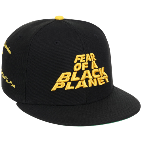 The "Rebel Radio" Public Enemy Collection - 'Fear of a Black Planet' - Black/Yellow Fitted
