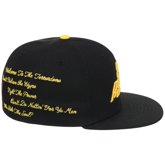 The "Rebel Radio" Public Enemy Collection - 'Fear of a Black Planet' - Black/Yellow Fitted