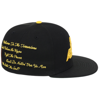 The "Rebel Radio" Public Enemy Collection - 'Fear of a Black Planet' - Black/Yellow Fitted
