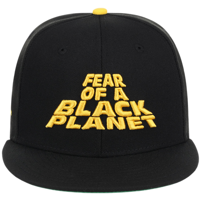 The "Rebel Radio" Public Enemy Collection - 'Fear of a Black Planet' - Black/Yellow Fitted