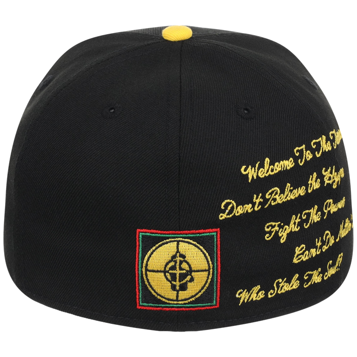 The "Rebel Radio" Public Enemy Collection - 'Fear of a Black Planet' - Black/Yellow Fitted