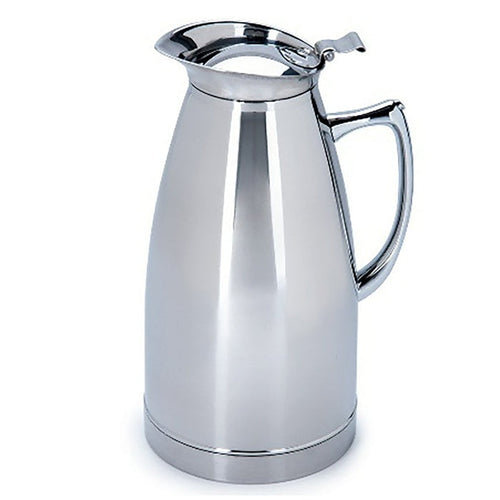 Thermal Beverage Server w/ Lid - 50 oz Stainless Steel