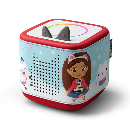 Children's toy with cartoon character on a white background