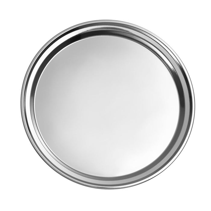 Tray - Acopa Round 15" Stainless Steel