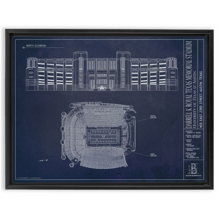 Framed Canvas - Large - Black